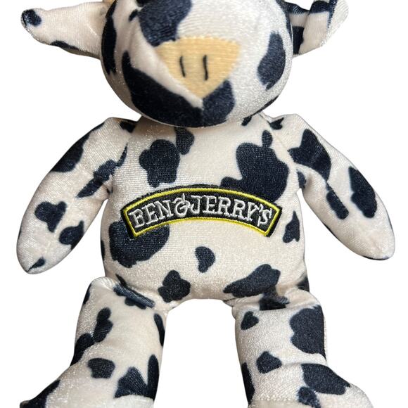 Mary Meyer Ben & Jerry’s Cow Beanie Bag 9” Plush Stuffed Animal - Picture 3 of 9
